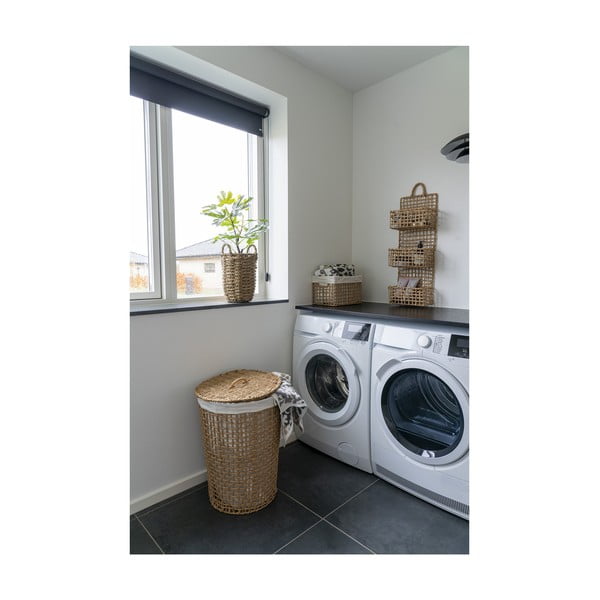 Papirnata košara za rublje u prirodnoj boji 77 l Pomal – House Nordic-image-1