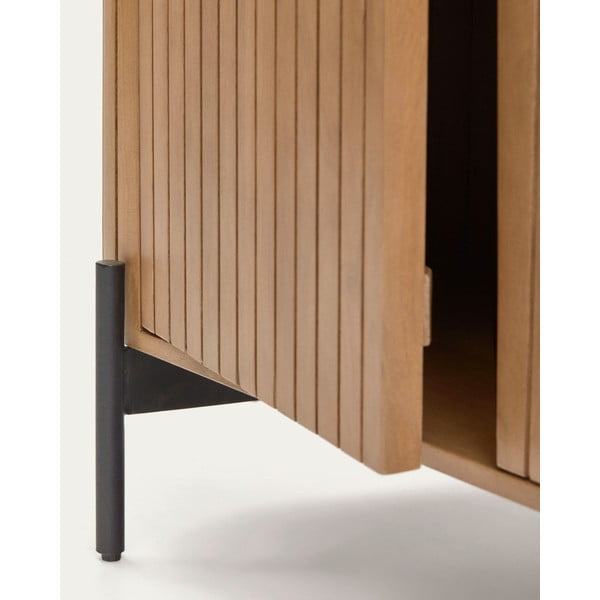 Niska komoda od masivnog manga u prirodnoj boji 120x80 cm Licia – Kave Home-image-4