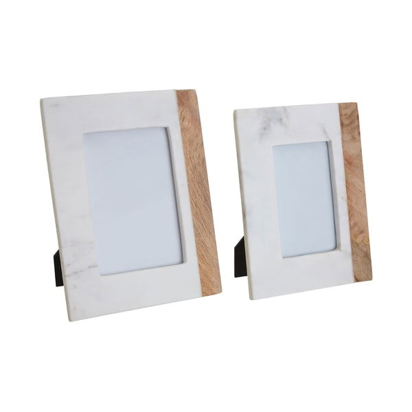 Bijeli/u prirodnoj boji kameni okvir 18x23 cm Sena – Premier Housewares-image-1