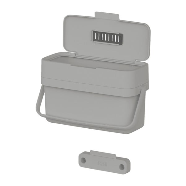 Siva kanta za bio otpad 4 l Duo – Joseph Joseph