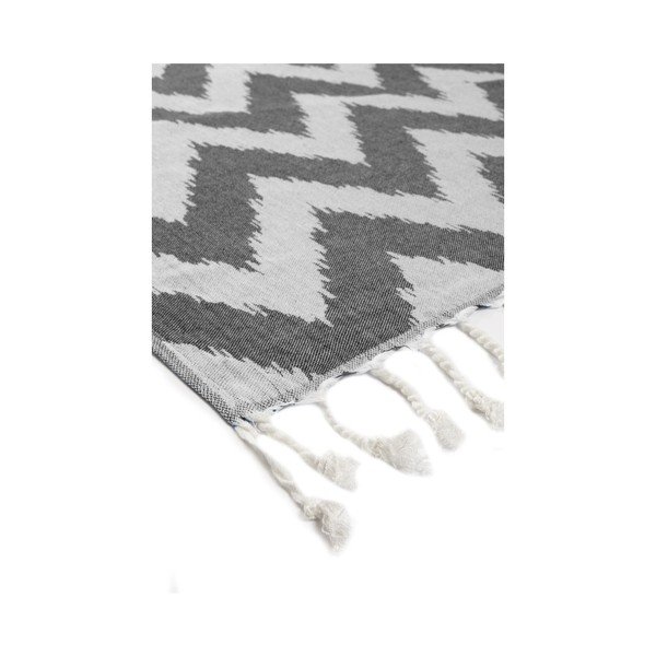 Crni frotirni ručnik Kate Louise Laila, 165 x 100 cm-image-2