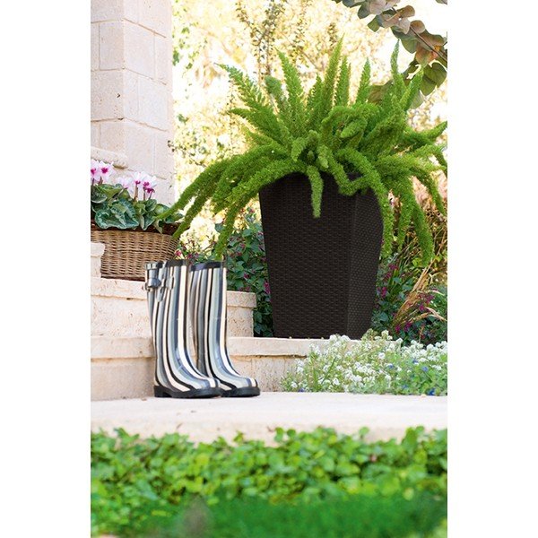 Plastična ukrasna tegla za cvijeće Rattan – Keter-image-1