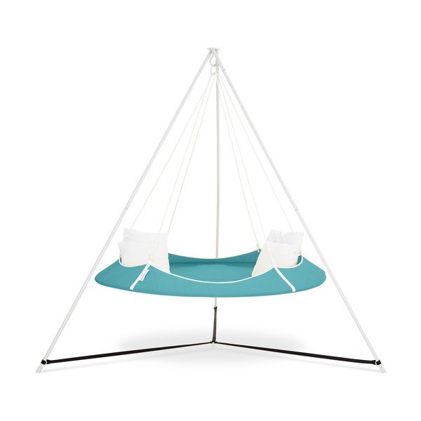 Plava vrtna ljuljačka sa postoljem - Hangout Pod-image-1