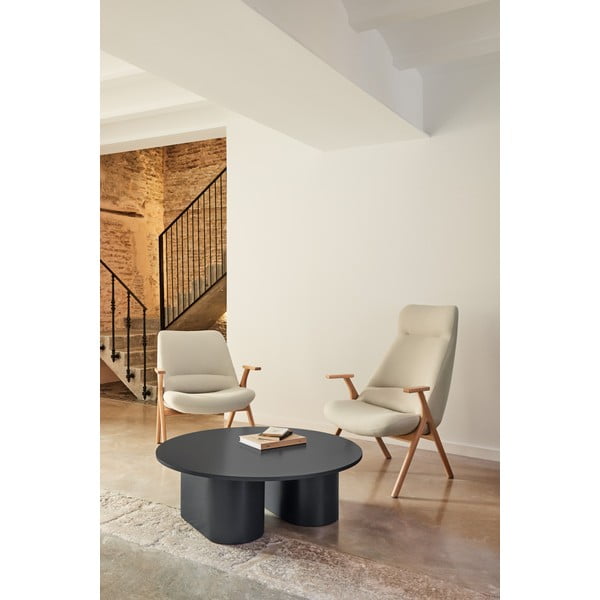 Antracitno sivi stolić za kavu 110x111 cm Totem – Teulat-image-1