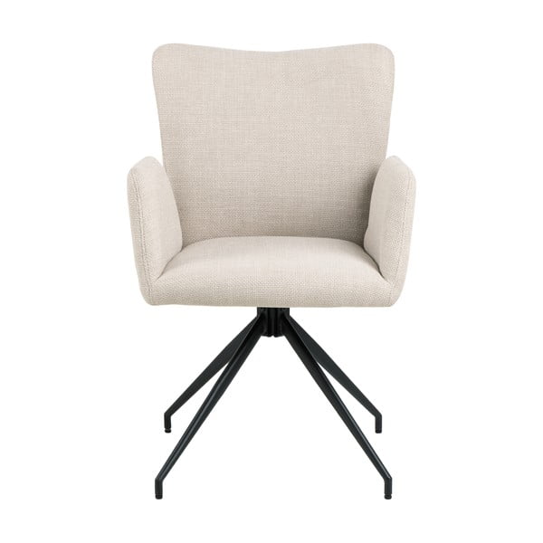 Bež podstavljene blagovaonske stolice u setu s naslonima za ruke 2 kom Laura – Actona-image-2