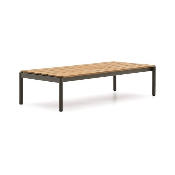 Vrtni stolić za kavu od masivne tikovine 63x149 cm Sorells – Kave Home
