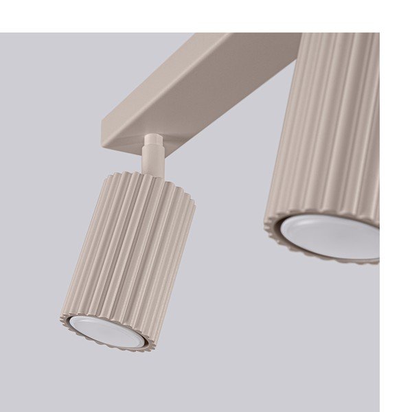 Smeđe-sivi metalni reflektor 6,5x30 cm Gleam – Sollux-image-4