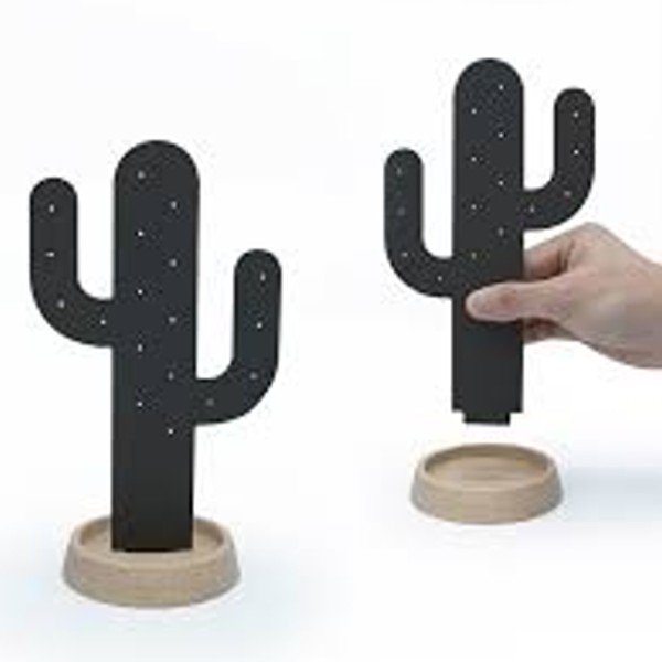 Crni stalak za nakit Qualy &amp; CO Cactus-image-2