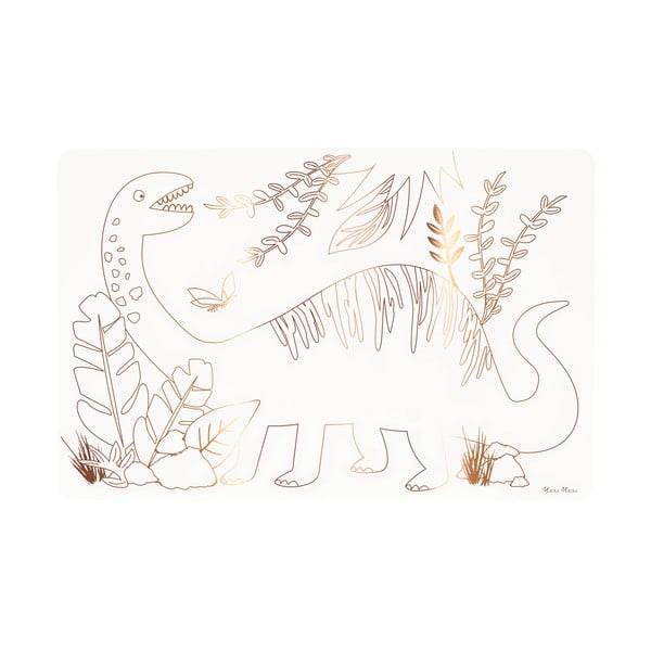 Papirnati podmetač 8 kom 28x42.5 cm Dinosaurs – Meri Meri-image-2
