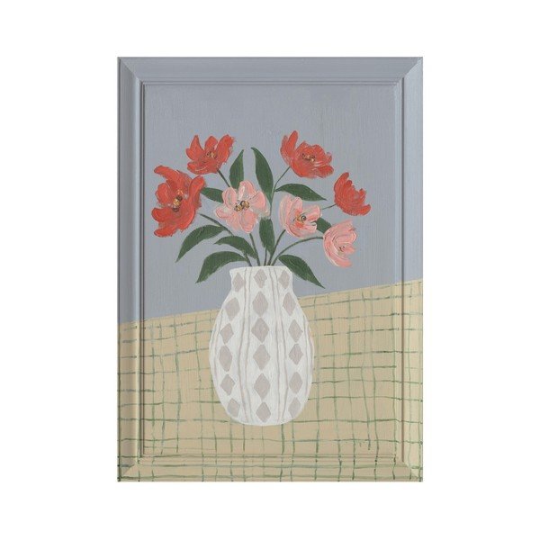 Ručno oslikana slika s okvirom/na platnu 50x70 cm Village – Bizzotto