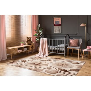 Bež dječji tepih 80x150 cm Daisies Dark Beige – FD