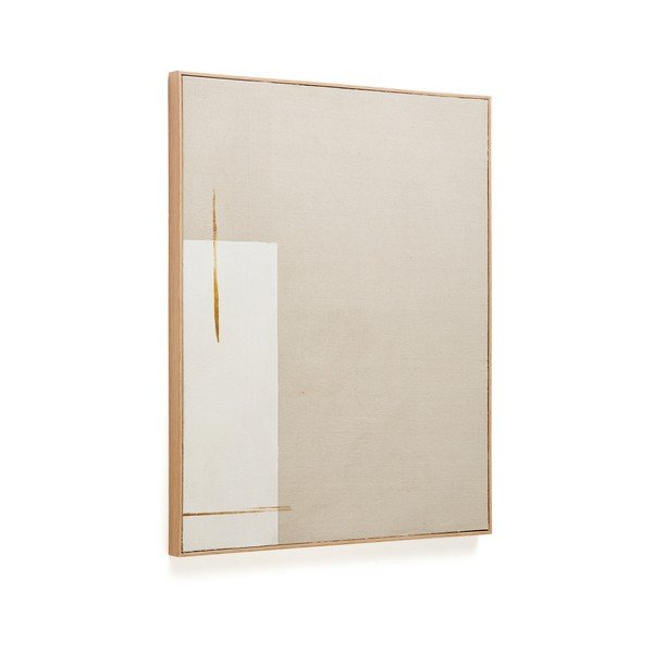 Ručno oslikana slika s okvirom/na platnu 80x100 cm Salin – Kave Home-image-2