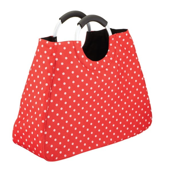 Crvena torba za kupovinu Kitchen Craft Polka Dot