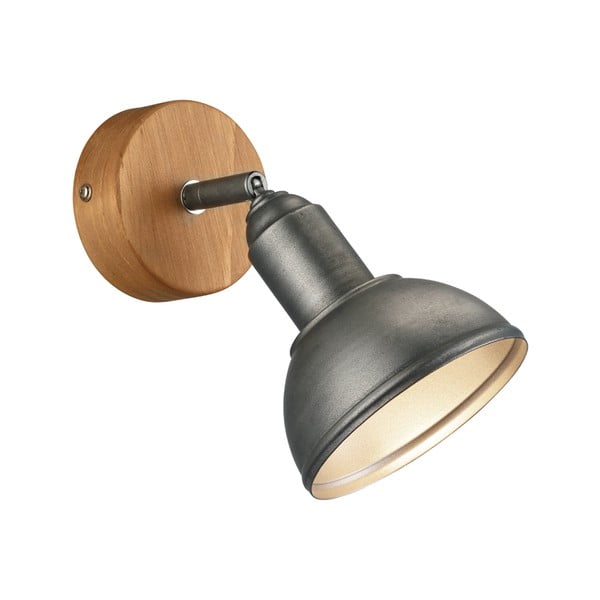 Tamno sivi/u prirodnoj boji reflektor 11x18 cm Delhi – Trio