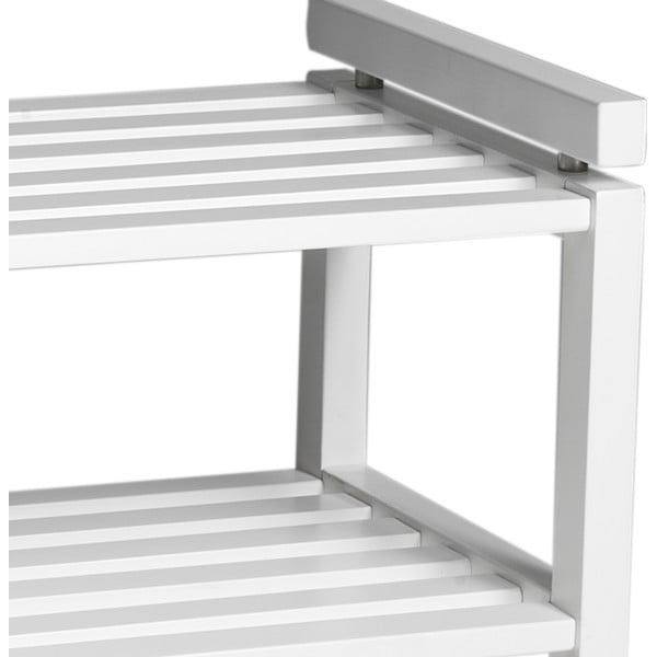 Bijeli ormarić za cipele od masivne breze Confetti – Rowico-image-3