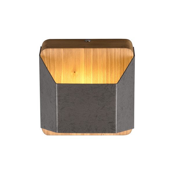Siva LED zidna lampa s mogućnosti zatamnjivanja Arino – Trio-image-4