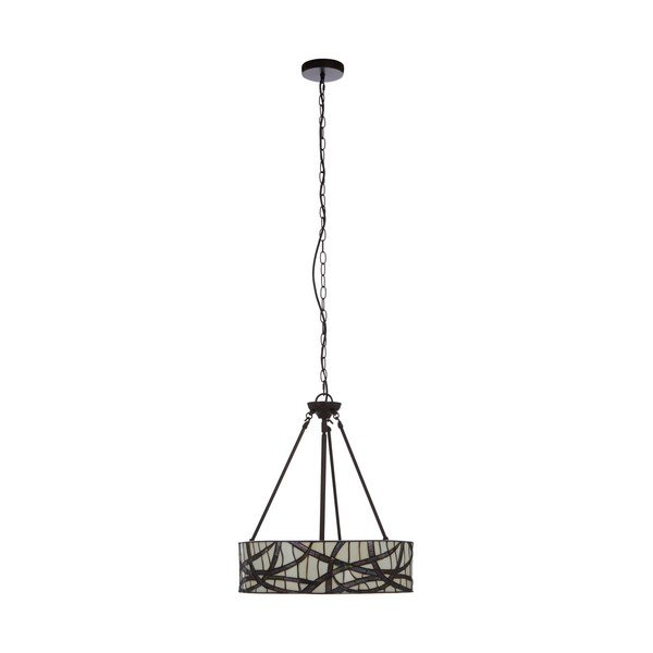 Metalna viseća svjetiljka sa staklenim sjenilom ø 46 cm Waldorf – Premier Housewares-image-4