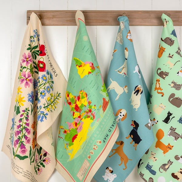 Pamučni ručnik Rex London World Map 50 x 70 cm-image-2