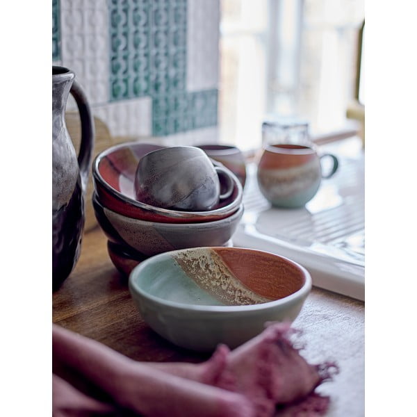 Zelena/narančasta zdjelica od kamenine 572 ml Paula – Bloomingville-image-1