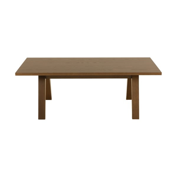 Smeđi stolić za kavu u dekoru hrasta 70x130 cm A-Line – Actona-image-1