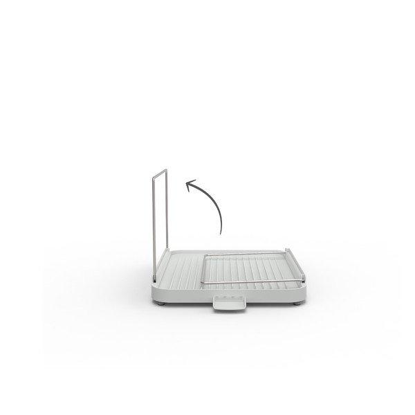 Sivi dvoetažan ocjeđivač za posuđe Duo – Joseph Joseph-image-1