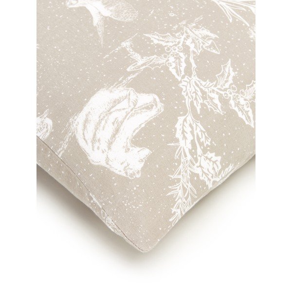 Bež flanelska posteljina Westwing Collection Animal Toile, 135 x 200 cm-image-4