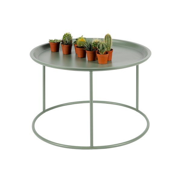 Svijetlozeleni stolić WOOOD Ivar, ⌀ 56 cm-image-1