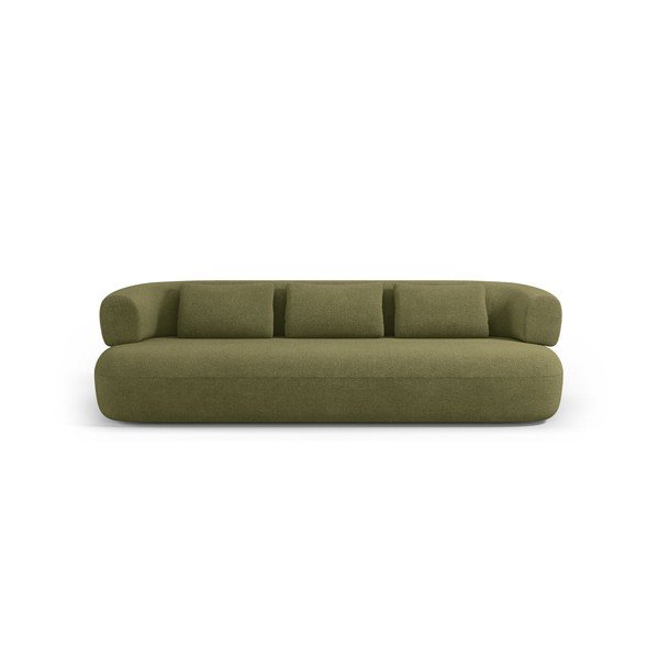 Zelena sofa od bouclé tkanine 200 cm Jenny – Micadoni -image-3