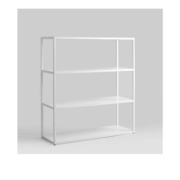 Bijela polica za knjige CustomForm Hyllermetal, visina 110 cm-image-3