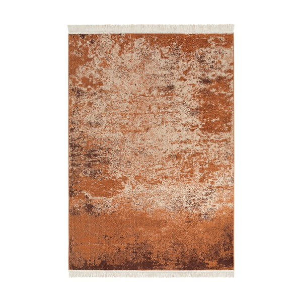 Narančasti tepih s udjelom recikliranog pamuka Nouristan, 80 x 150 cm
