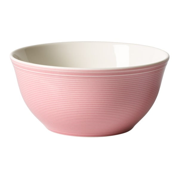 Ružičasta porculanska zdjela Like by Villeroy &amp; Boch Group, 0,75 l