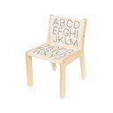 Bež/u prirodnoj boji dječja stolica ABC – Lorena Canals