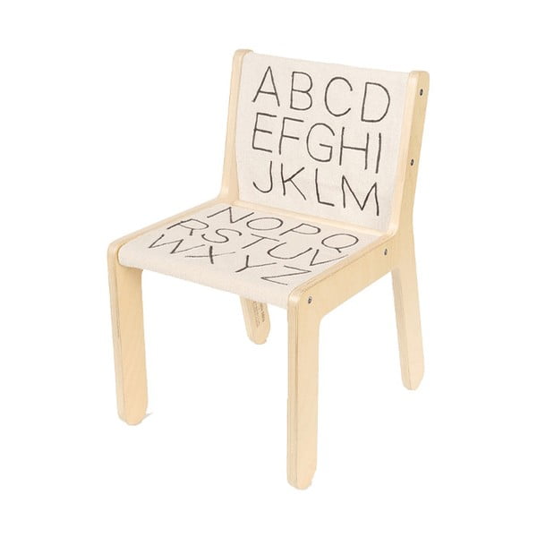 Bež/u prirodnoj boji dječja stolica ABC – Lorena Canals