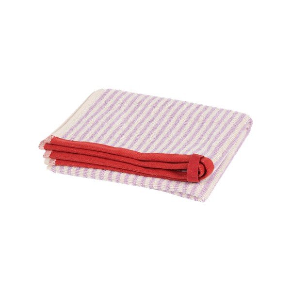 Pamučan ručnik od frotira u boji lavande/krem 50x80 cm Gobo – noo.ma