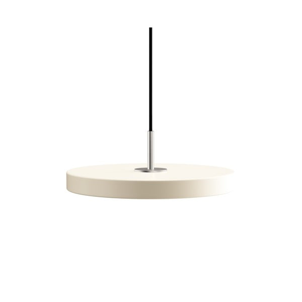 Krem LED viseća svjetiljka s mogućnosti zatamnjivanja s metalnim sjenilom ø 31 cm Asteria Plus Mini – UMAGE