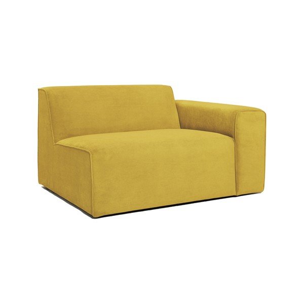 Žuti baršunasti završni element Scandic Sting, 124 cm, desni kut-image-2