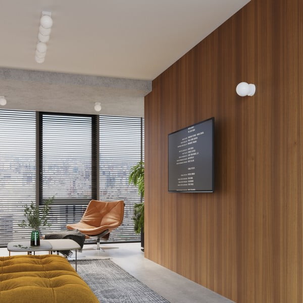 Bijela zidna lampa Blaze – Sollux-image-4