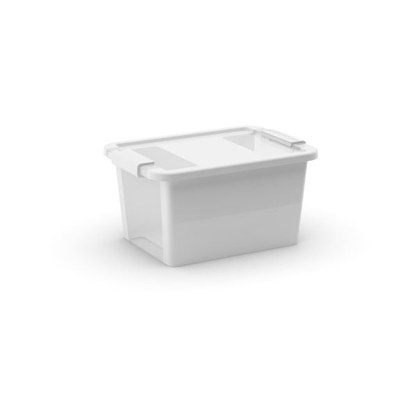 Bijela plastična kutija za pohranu s poklopcem 36,5x26x19 cm Bi-Box S – KIS