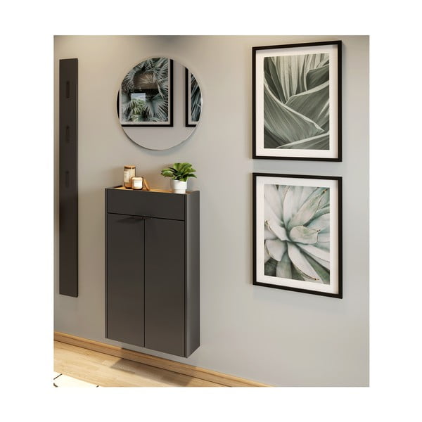 Antracitno sivi/natur set za hodnik Ameca – Germania-image-2