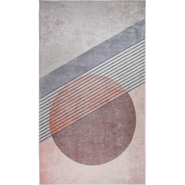 Svijetlo ružičasti/svijetlo sivi perivi tepih 160x230 cm – Vitaus