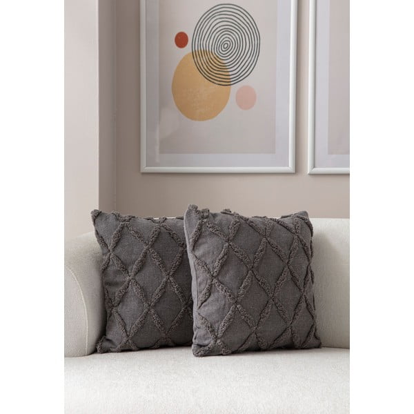 Ukrasne jastučnice u setu 2 kom 43x43 cm Tuffet – Mioli Decor-image-3