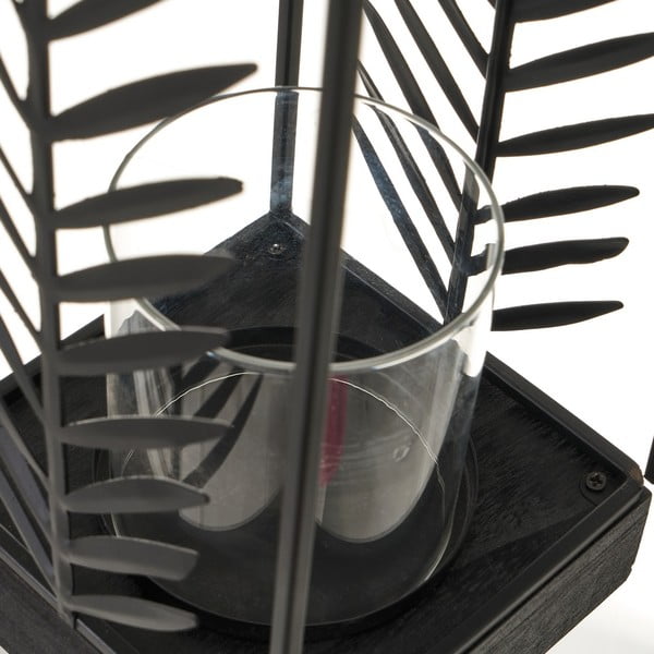 Crni metalni lampion Casa Selección, visina 40,5 cm-image-3