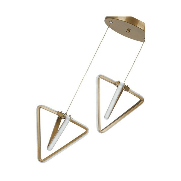 Metalna LED viseća svjetiljka u brončanoj boji ø 20 cm Baris – Squid Lighting-image-3