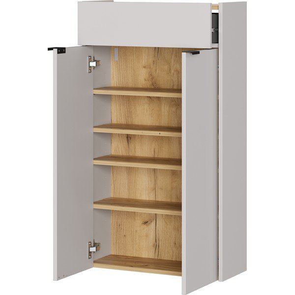 Krem viseći ormarić 56x97x22 cm Ameca – Germania-image-3