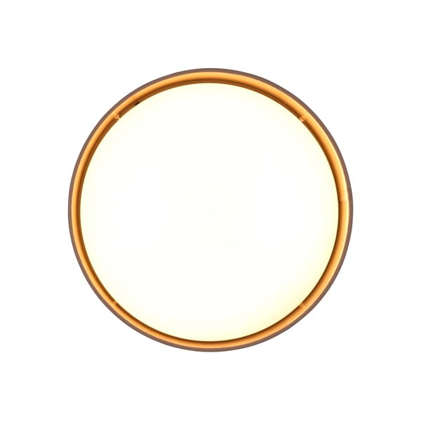 Svjetlo smeđa LED stropna svjetiljka ø 30 cm Locarno – Reality-image-2