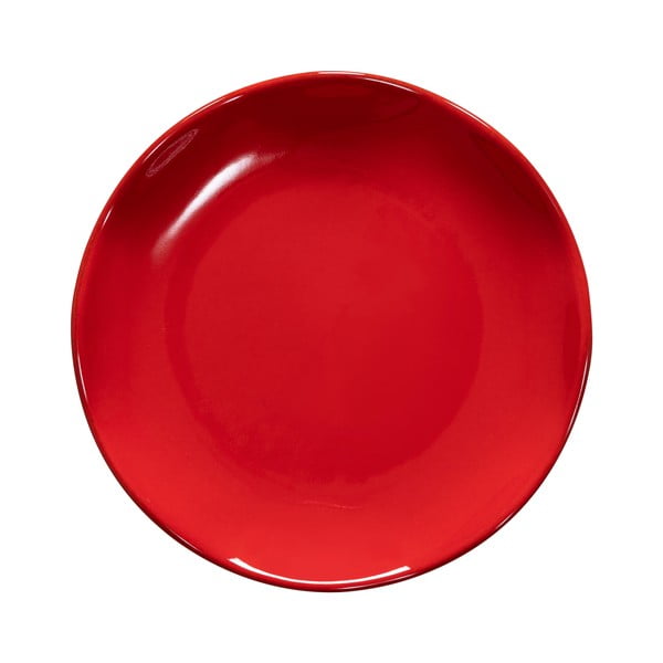 Crveni zemljani desertni tanjur Casafina Cook &amp; Host, ø 20,5 cm