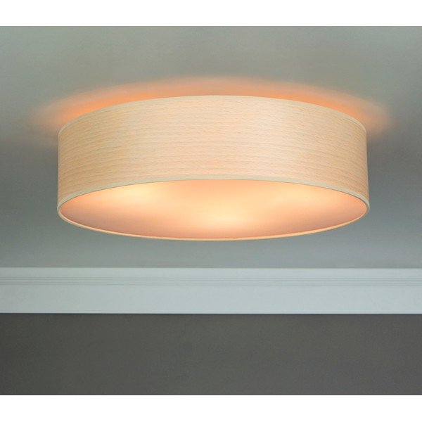 Stropna lampa od prirodnog furnira u boji izbijeljenje bukve Sotto Luce TSURI L, ⌀ 40 cm-image-3