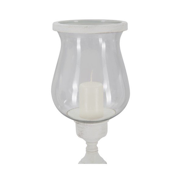 Bijeli jednokraki svijećnjak Mauro Ferretti Provence, visina 72 cm-image-1