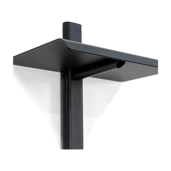 Crna metalna polica 28 cm Hola – Spinder Design-image-2