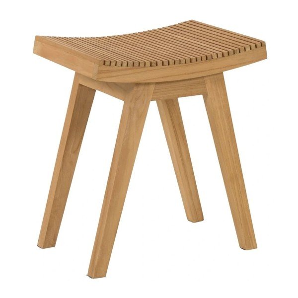 Stolac od masivne tikovine u prirodnoj boji Vicentina – Kave Home